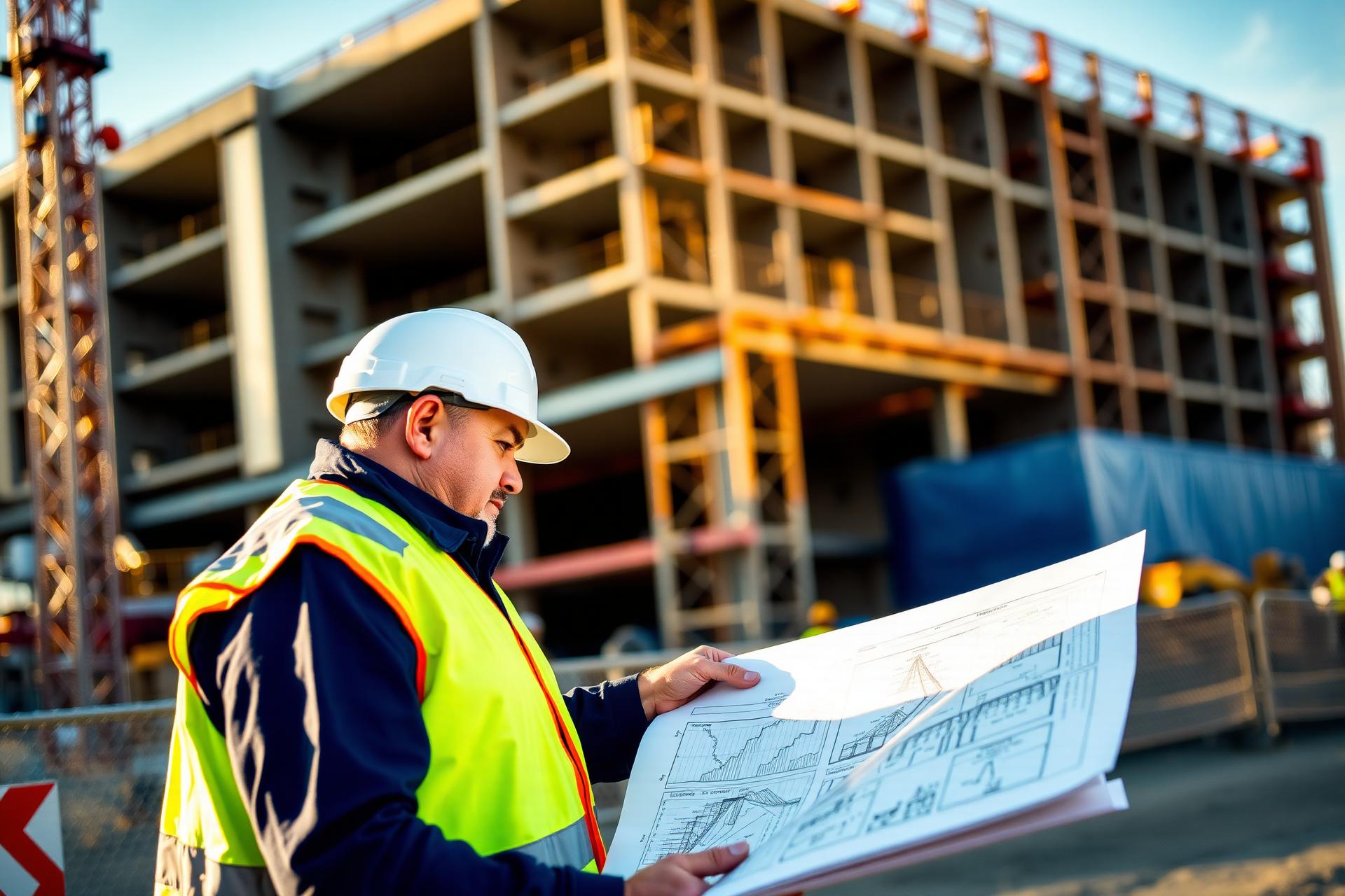 Students in practical construction training