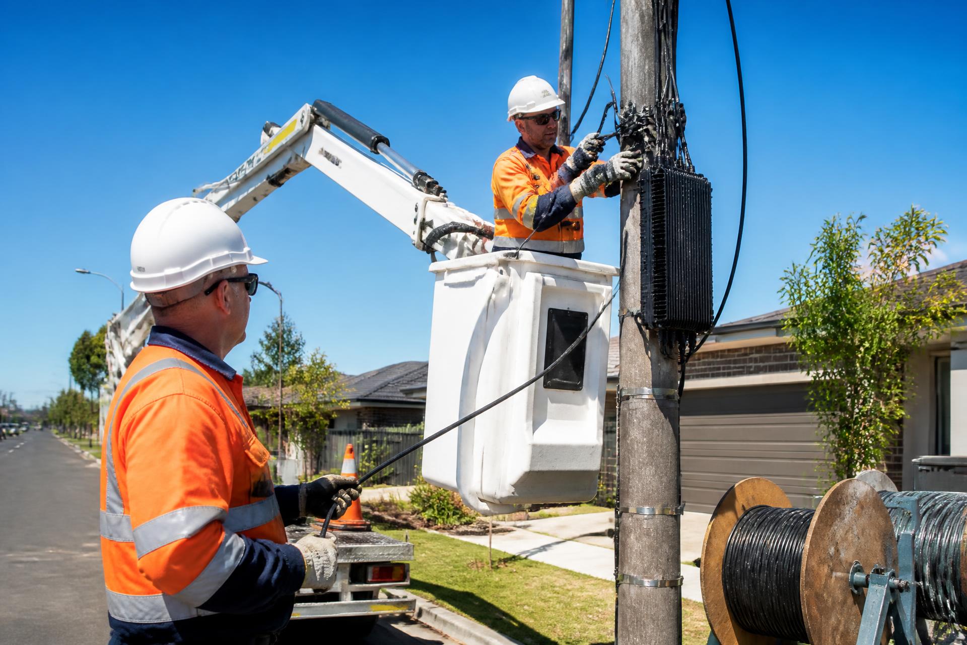 Underground telecommunications installation training at ACTA College