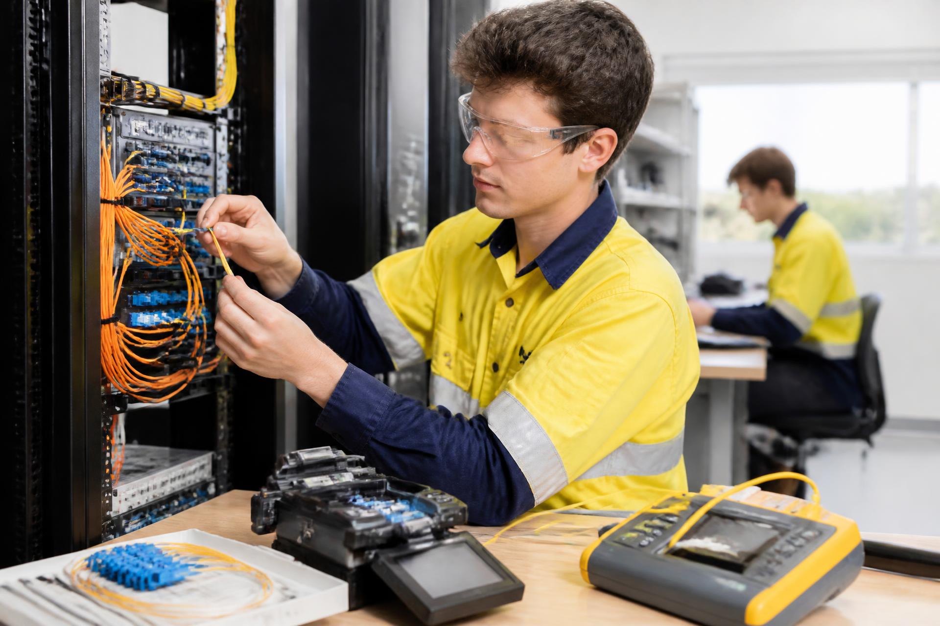 Telecommunications cabling training at ACTA College