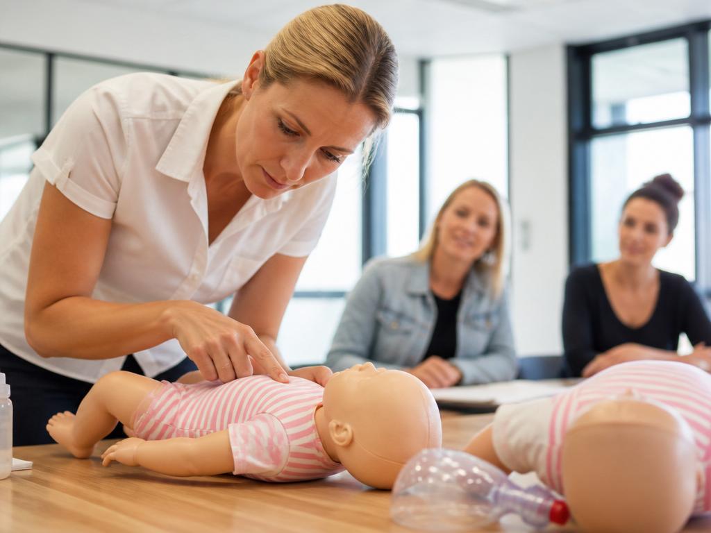 First Aid training on an infant manikin in an education and care context — HLTAID012